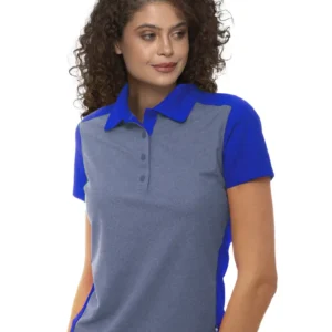Playera tipo polo - combinado